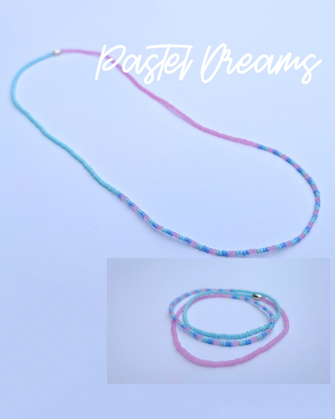 Boho Bright Multicolor 11/0 Glass Seed Bead Wrap Bracelet/ Necklace