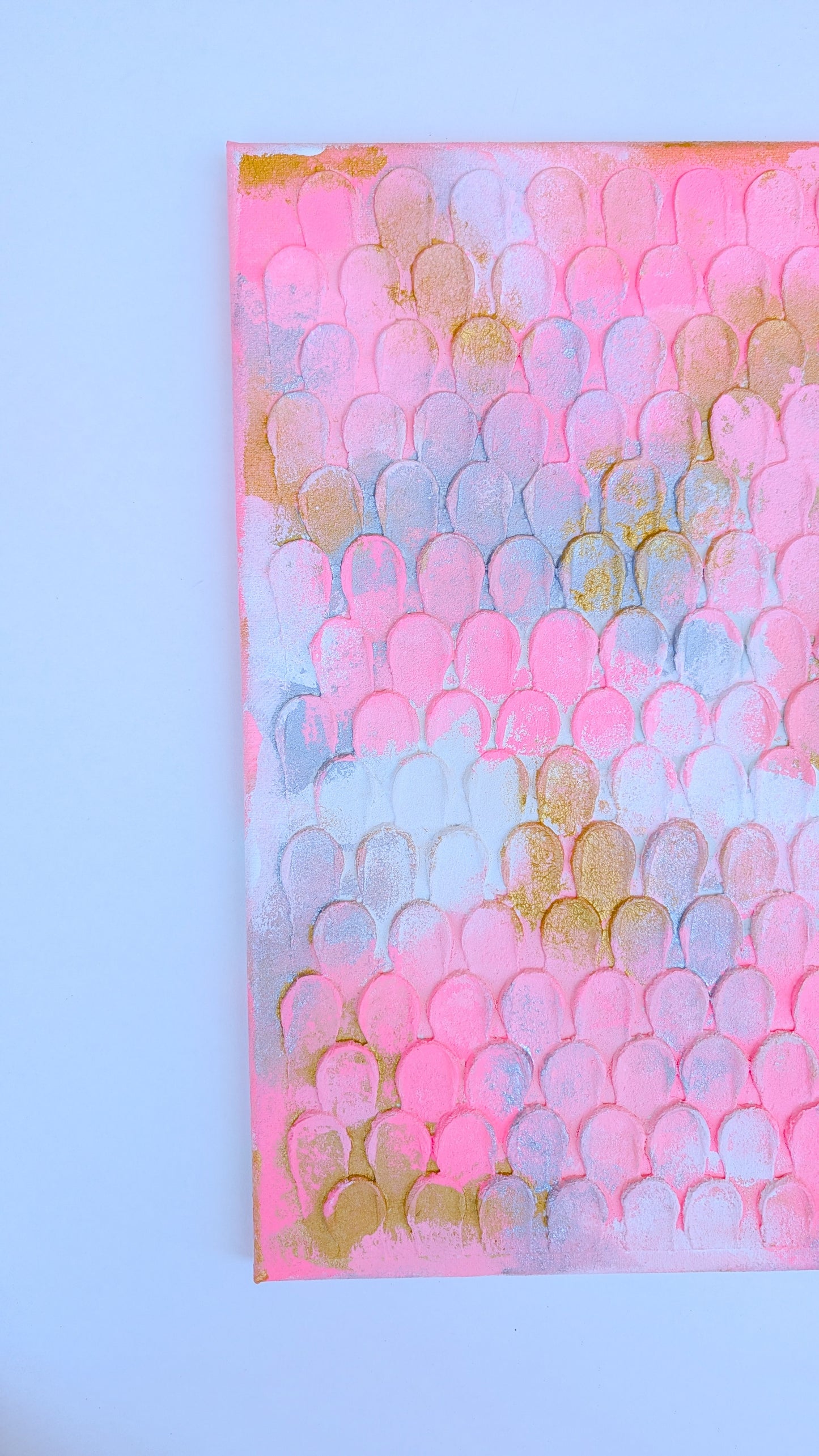 Bubblegum Floral 8x10in Canvas
