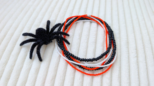 Fall Minimalist 11/0 Glass Seed Bead Wrap Bracelet/ Necklace