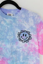 Load image into Gallery viewer, Spring Smiley Face Tie Dye Hoodie, Sweatshirt or TShirt
