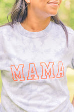 Load image into Gallery viewer, MAMA or MOM embroidery Adult Tie dye Shirt
