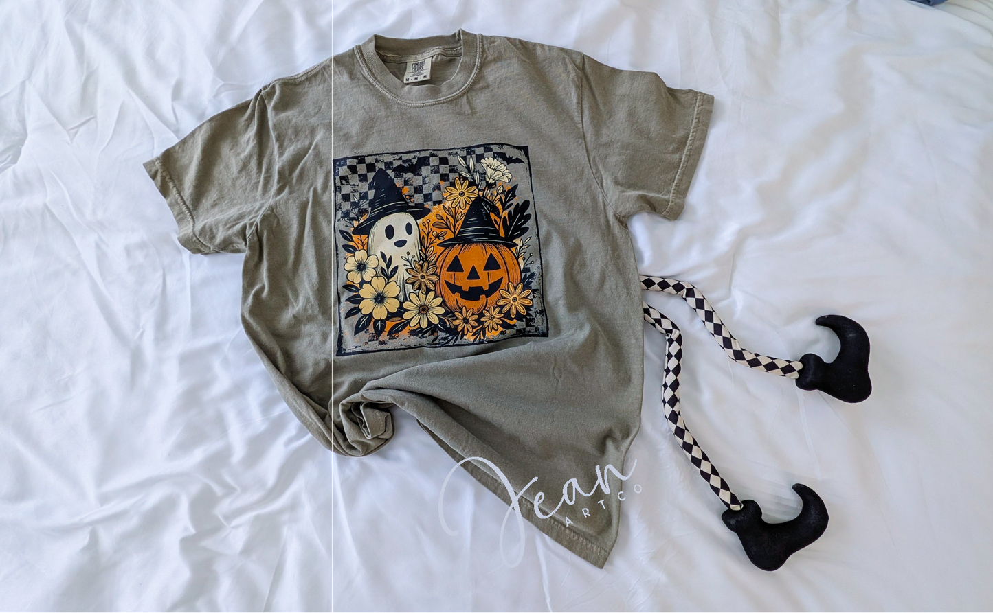 Foral Pumpkin Tshirt or Sweatshirt