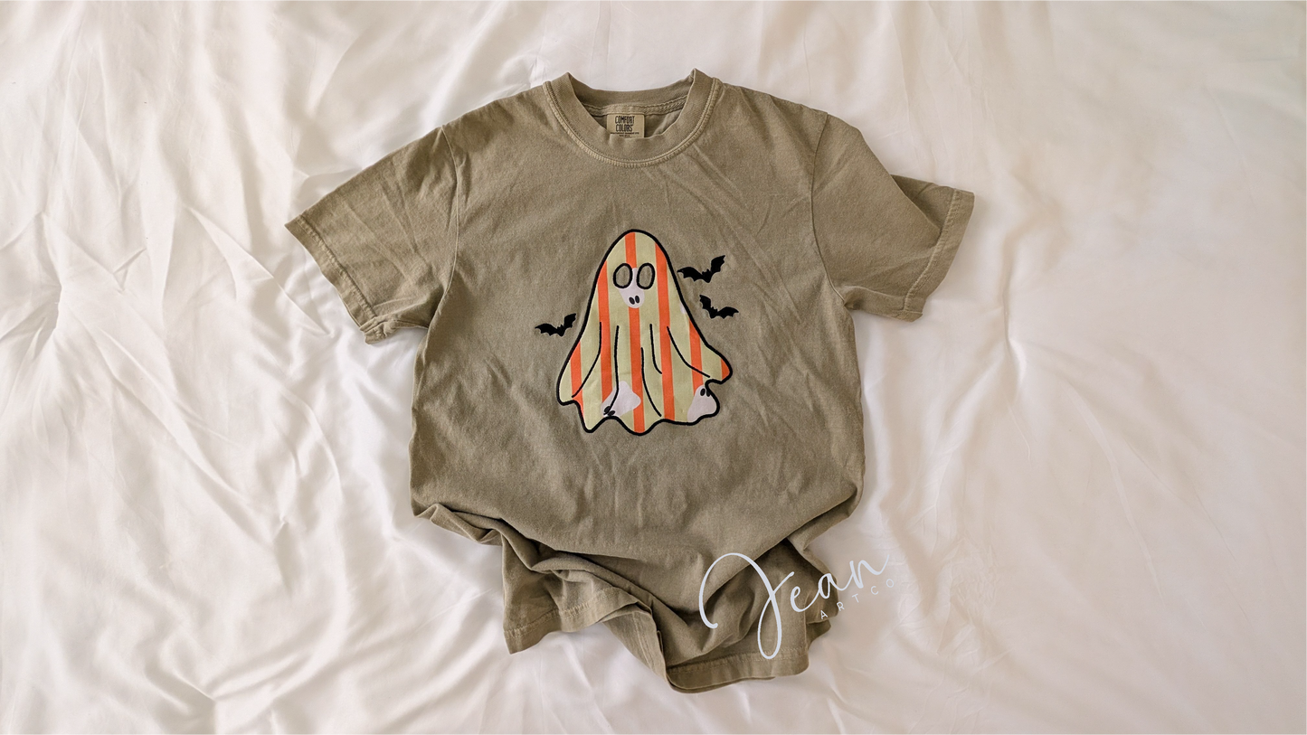 Fall Applique Ghost Tshirt or Sweatshirt