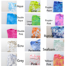 Load image into Gallery viewer, Mama or mom cursive embroidery Adult Tie dye Shirt
