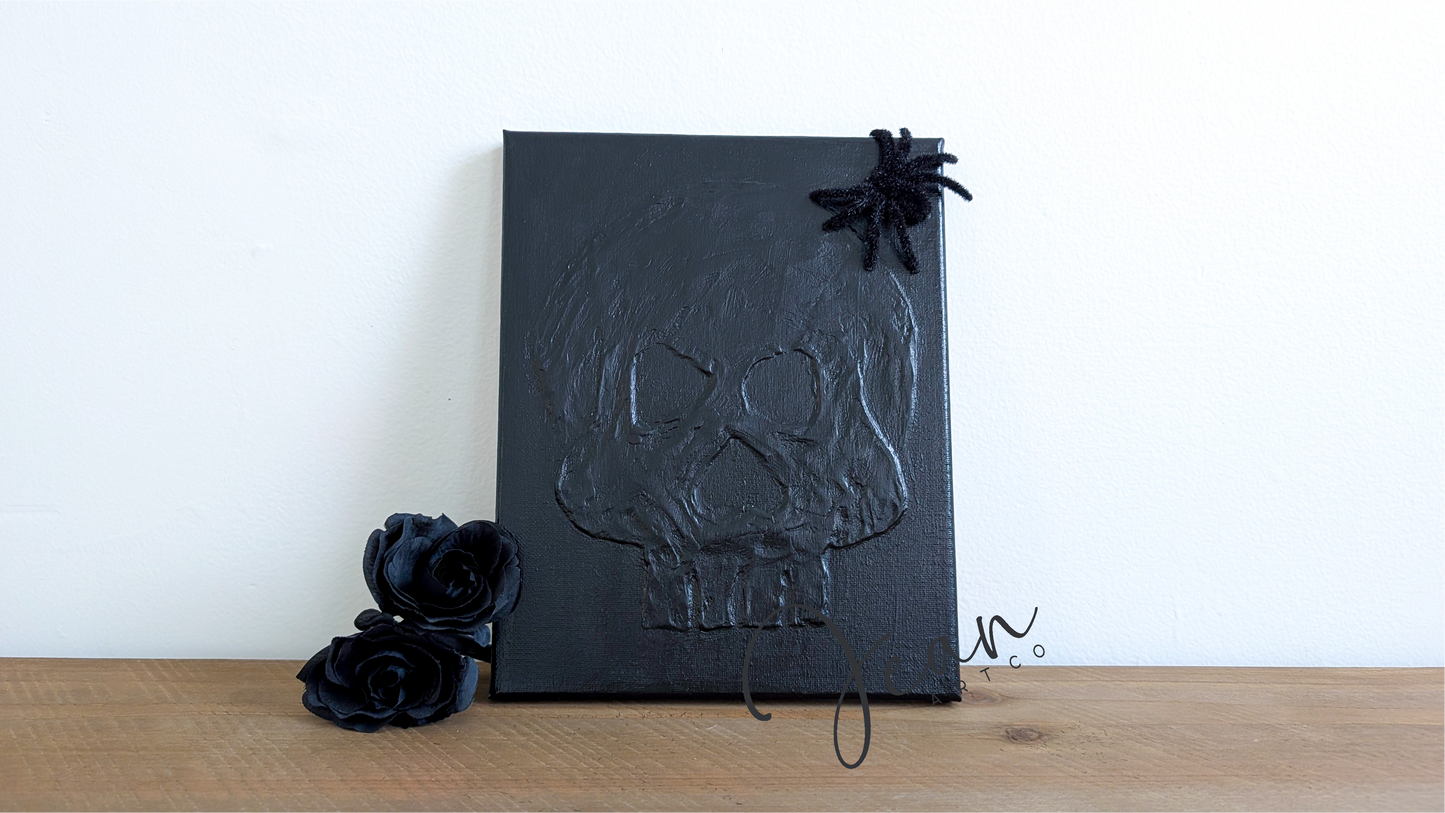 Skully 8x10in Canvas