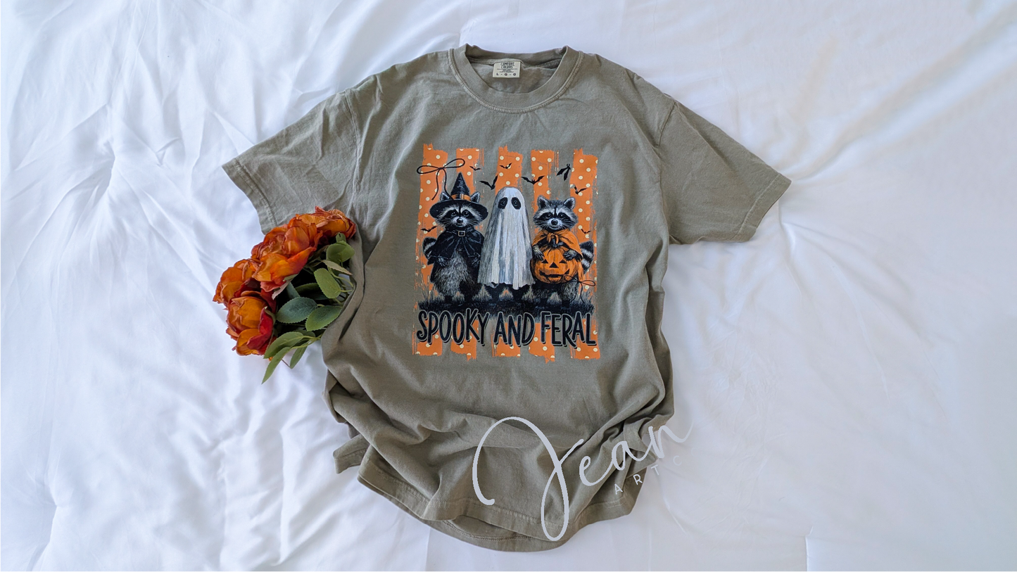 Spooky and Feral Tshirt or Sweatshirt
