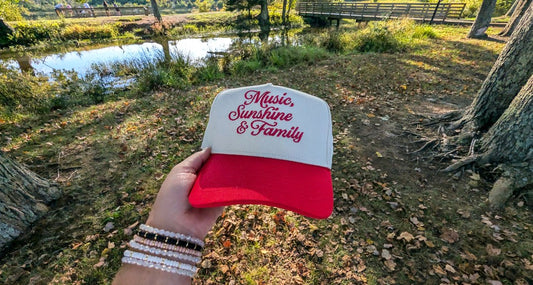 Music, Sunshine & Family Baseball Hat