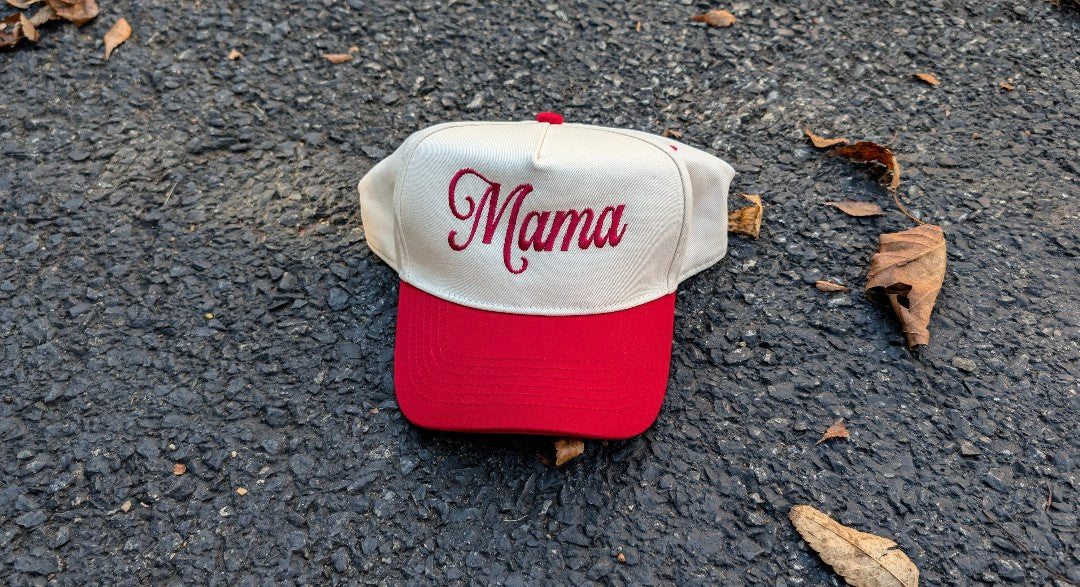 Mama Cursive Baseball Hat