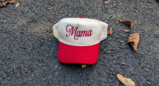 Mama Cursive Baseball Hat