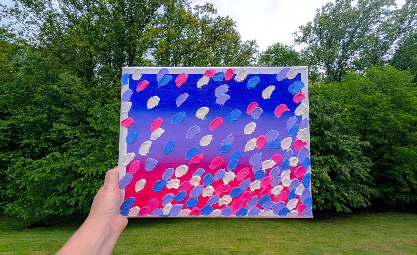 Floating Petals 8x10in Canvas