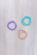 Load image into Gallery viewer, Adult and Kids Pastel Glass Beaded Elastic Bracelets

